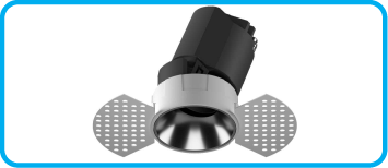 014-AZOOD LED DOWNLIGHT ANTIGLARE ROUND TRIMLESS - REV 14-3-2026